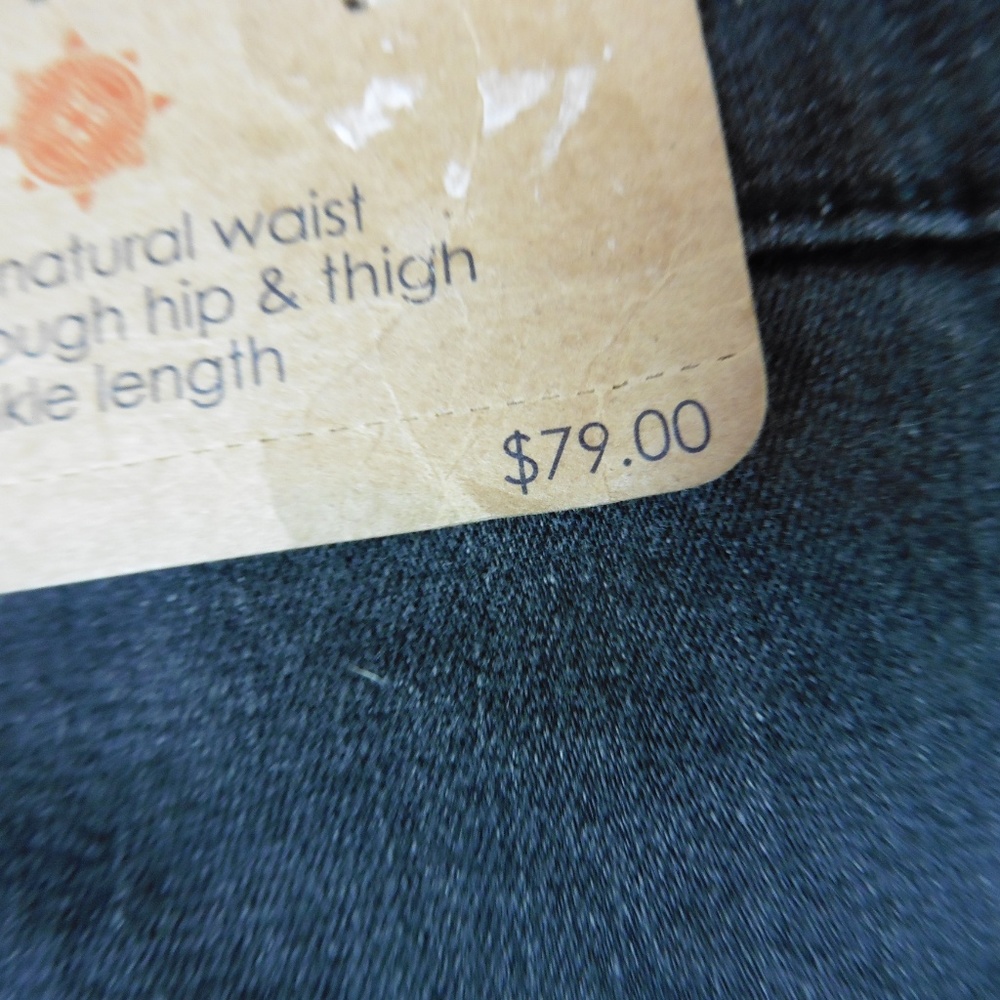 NWT Ruff Hewn Plus Sz 24 Black Embroidered Skinny - Picture 5 of 8